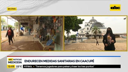 Endurecen medidas sanitarias en Caacupé