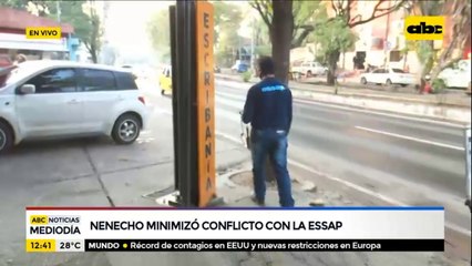 Nenecho minimizó conflicto de la Municipalidad con la Essap