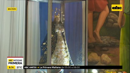 Virgen de Caacupé se despide de Asunción y sigue su recorrido