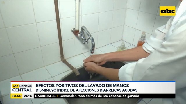 Lavado de manos disminuyó afecciones diarreicas agudas