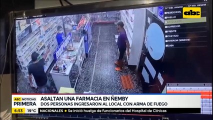 Asaltan una farmacia en Ñemby
