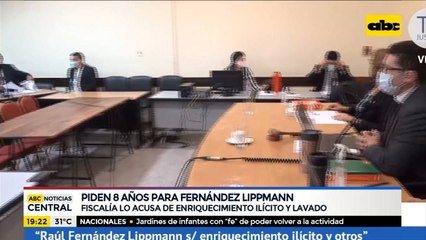 Piden ocho años para Fernández Lippmann