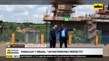 Abdo y Bolsonaro verifican obras de futuro Puente