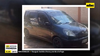 Abandonan vehículo denunciado como robado