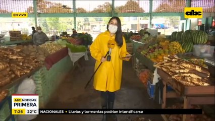 Vendedores del mercado de Caacupé reportan pocas ventas