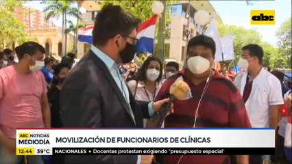 Movilización de funcionarios de Clínicas
