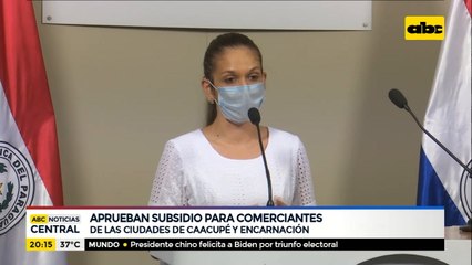Aprueban subsidio para comerciantes de Encarnación y Caacupé