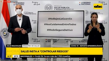 Salud anuncia que protocolos sanitarios no se cambiarán hasta fin de año