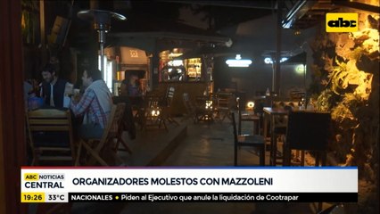 Organizadores molestos con Mazzoleni