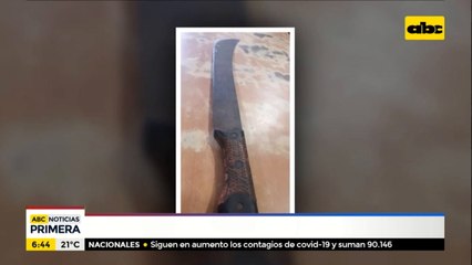 Detienen al "hombre del machete" en San Lorenzo