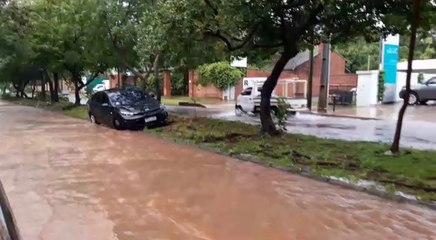 Situación de la avenida Molas  López con cada lluvia