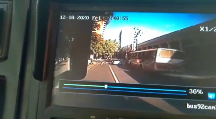 Bus de la línea 12, involucrado en fatal accidente