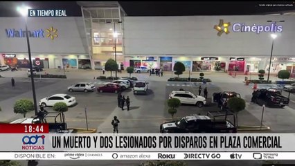 Balacera en Plaza Arkana deja un muerto y dos heridos