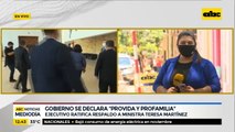 Gobierno se declara 
