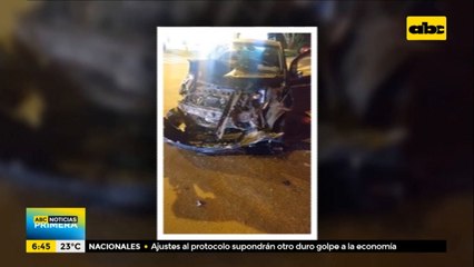 Presidente de la ANDE salió ileso de un accidente