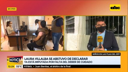 Laura Villalba se abstuvo de declarar