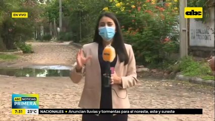Calle en pésimo estado en Zeballos Cué