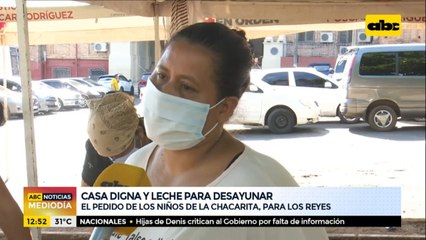 Casa digna y leche para desayunar, el pedido de los niños chacariteños a los Reyes