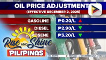 Oil price adjustments, epektibo ngayong araw
