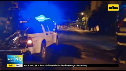 Dos heridos tras choque contra ambulancia