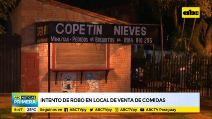 Detenido tras intento de robo en copetín