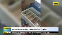 Mujer detenida por comercializar cocaína en el barrio San Francisco