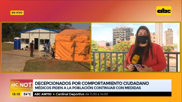 Médicos dicen estar decepcionados de comportamiento ciudadano y Policía felicita por cumplir medidas