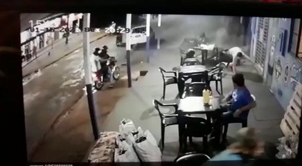 Ataque perpetrado por sicarios en Ponta Porá