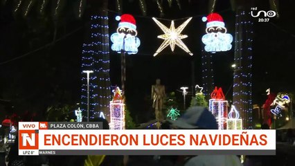 ENCENDIERON LUCES NAVIDEÑAS EN CBBA