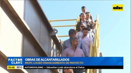 Obras de alcantarillado: MOPC logró financiamiento para proyectos