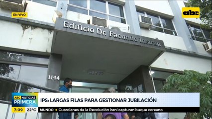 IPS: aglomeración y largas filas para gestionar jubilación