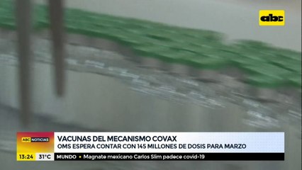 Esperan que Paraguay esté entre los primeros beneficiarios del mecanismo Covax