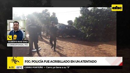 Policía fue acribillado en un atentado en Pedro Juan Caballero