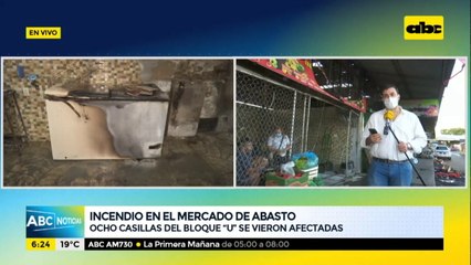 Ocho casillas del bloque U del Abasto, afectadas por incendio