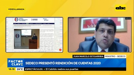 Sedeco presentó rendición de cuentas 2020
