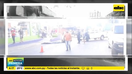Joven muere tras ser arrollado por un camión en San Lorenzo