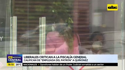 Liberales critican a la fiscalía general