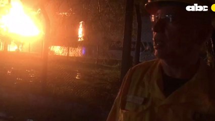 Capitán de Bomberos Rafael Valdez sobre recomendación de área de evacuación.