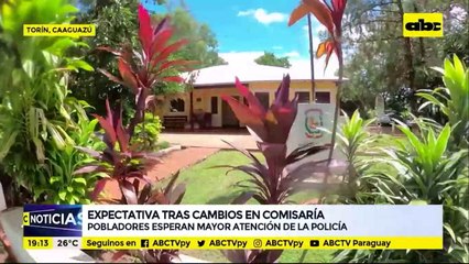 Expectativas tras cambios en comisaría de Torín