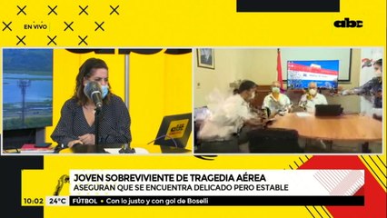 Joven sobreviviente sigue delicado y con pronóstico reservado