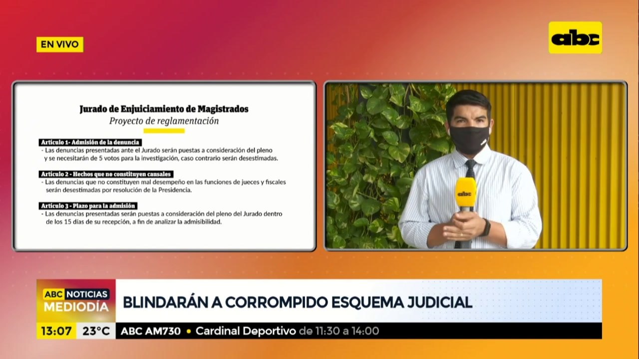 Blindarán a corrompido esquema judicial