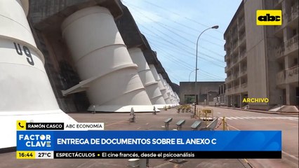Entrega de documentos sobre el Anexo C