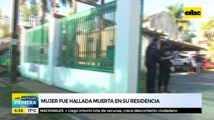 Confirman que mujer hallada muerta en su residencia fue asesinada