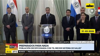 Población decepcionada con "el mejor sistema de salud"