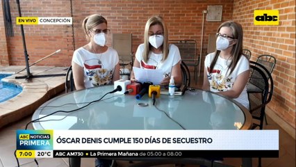 Óscar Denis cumple 150 días de secuestro