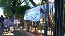 Participaron de la manifestación ciudadanos autoconvocados de Asunción, Luque, San Lorenzo, Yaguarón y otras localidades.