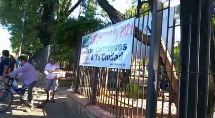 Participaron de la manifestación ciudadanos autoconvocados de Asunción, Luque, San Lorenzo, Yaguarón y otras localidades.