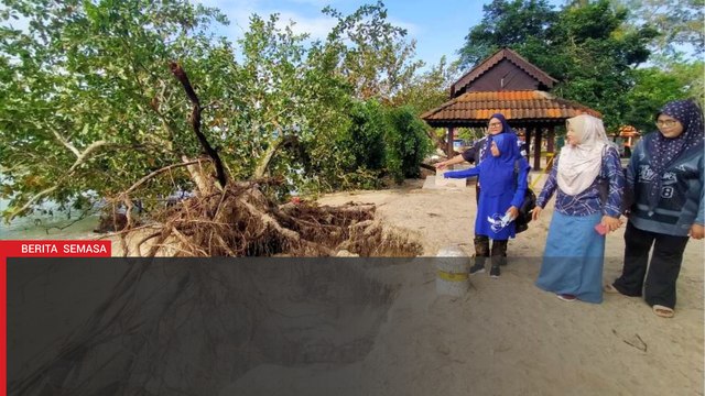 Teluk Batik suram dek hakisan, peniaga akui terjejas