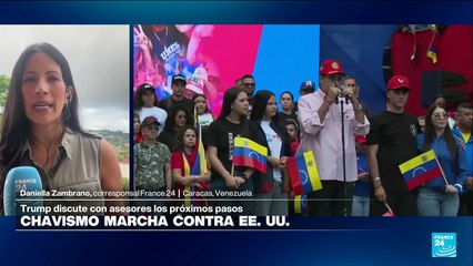 Chavismo marcha contra EE. UU. y Maduro dice estar "preparado" para cualquier amenaza