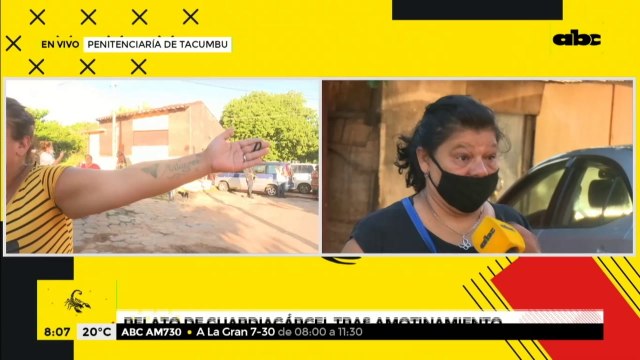 Familiares de reos, a la espera de noticias